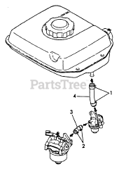 Echo TP-2000 - Echo Trash Pump Fuel Pipe
