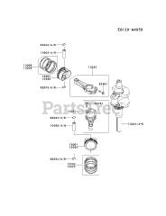 Kawasaki FX691V-ES11 - Kawasaki Engine PISTON/CRANKSHAFT