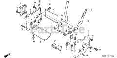 Honda HS828 K1 TAS/C (SZAK) - Honda 28" Snow Blower, Made in Japan (SN: SZAK-2120001 - SZAK-9999999) ENGINE BED