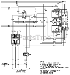 Generac RTG12EZA1 - Generac Power Transfer Switch (SN: 8667606 - 9587632) (2015) Wiring Diagram (0H6453)