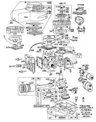 Briggs & Stratton 60502-9410-50 - Briggs & Stratton Vertical Engine Cylinder,Sump Base,PistonGrp