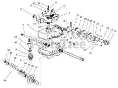 Toro 22173 - Toro 53cm Heavy-Duty Recycler Walk-Behind Mower (SN: 200000001 - 200999999) (2000)
