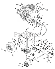 Ariens 939004 (ST 20 E) - Ariens 20" Snow Blower, 5hp Tecumseh (SN: 000101 & Above)