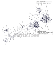 Gravely 992531 (Pro-Turn 572) - Gravely Pro-Turn 72" Zero-Turn Mower, Kawasaki FX EFI (SN: 020000 - 039999)