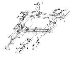 Murray S-1543 - Murray 50cc ATV (2002) Frame I