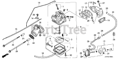 Honda BF5 AH LA (BADL) - Honda Outboard Engine, Made in Japan (SN: BADL-1000001 - BADL-1099999) CARBURETOR