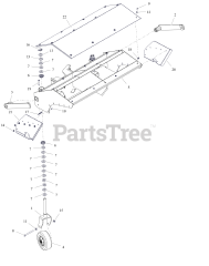 Ariens 851004 - Ariens 44" Brush for Mammoth 850 (SN: 000101 & Above)