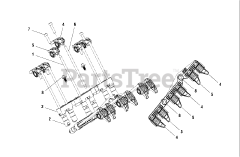 Briggs & Stratton 076131-03 - Briggs & Stratton 35kW Liquid Cooled Home Standby Generator Engine Service Parts - Valve Actuation