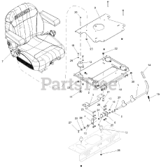 Gravely 992266 (Pro-Turn 460) - Gravely Pro-Turn 60" Zero-Turn Mower, EFI, CARB (SN: 041000 & Above)