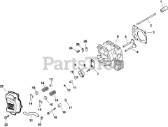 Kohler CV15-41583 - Kohler Command PRO Engine, Basic Version, 15hp, 11.2kW Head/Valve/Breather