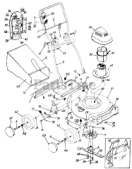 White Outdoor 183-387-190 - White Outdoor 19" Walk-Behind Mower, Electric (1993)