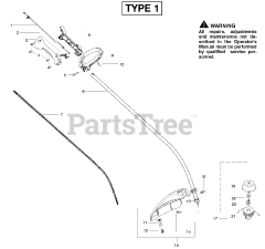 Weed Eater FL 26 - Weed Eater Featherlite String Trimmer, Type 1 (2009-03)
