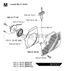 Jonsered GR 2036 - Jonsered String Trimmer (2000-10) STARTER