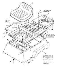 Simplicity 3108 (1690527) - Simplicity Rear-Engine Riding Mower