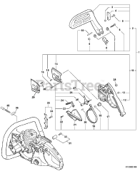 Echo CS-440 - Echo Chainsaw (SN: 10001001 - 10999999)