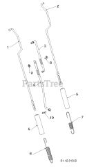 Poulan Pro P 624 ES (961980043-02) - Poulan Pro Snow Thrower (2013-07) HANDLE