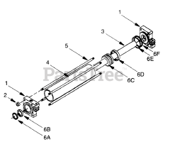 Cub Cadet 457 (590-457-000) - Cub Cadet Backhoe att Swing Cylinder 457 Backhoe