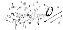 Cub Cadet 1712 (145-782-100) - Cub Cadet Garden Tractor Electrical