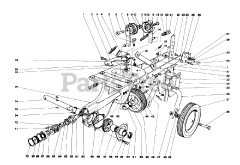 Toro 58125 - Toro 26" Tiller (SN: 004000001 - 004999999) (1974)
