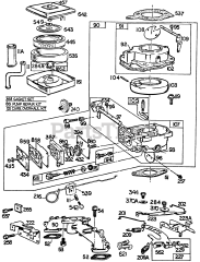 Briggs & Stratton 421437-0020-XX - Briggs & Stratton Horizontal Engine
