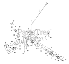 Kohler TH18-54501 - Kohler Triad Engine, Basic Version, 18hp, 13.4kW Oil Pan/Lubrication 3-28-29