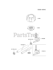 Kawasaki FJ180V-CS08 - Kawasaki Engine FUEL-TANK/FUEL-VALVE