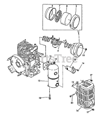 Echo EG-2300 - Echo Generator (SN: 01001 - 03371) Intake, Exhaust, Air Cleaner