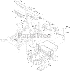 Exmark LZS86TDYM12RW0 - Exmark 144" Lazer Z Diesel Zero-Turn Mower, Yanmar 3TNV86CT (SN: 413950474 - 416150474) (Rev C) (2023)