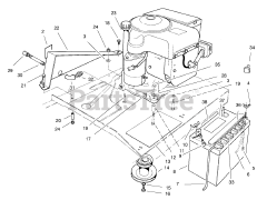 Toro 70041 (8-25) - Toro Rear-Engine Riding Mower (SN: 089000001 - 089999999) (1998)