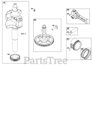 Briggs & Stratton 61E877-0112-J1 - Briggs & Stratton Vertical Engine Crankshaft Group