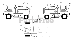 Weed Eater WE 14542 K - Weed Eater Lawn Tractor (2000)