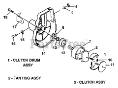 Green Machine 1940 - Green Machine String Trimmer Clutch