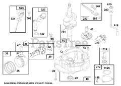 Toro 20464 - Toro Super Recycler Walk-Behind Mower (SN: 079000001 - 079999999) (1997) Engine Gts 150 2