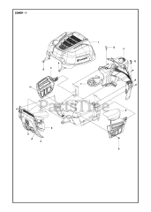 Husqvarna R 112 C (967178402) - Husqvarna Swedish Riding Mower (2021-01) COVER