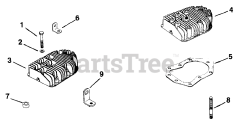 Kohler K321-60186 - Kohler K-Series Engine, Made for Jacobsen, 14hp, 10.4kW Cylinder Head 9-10-20 (TP-691-B) Rev 10/18/2006