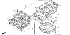 Honda H5518 NA2/D (TZAC) - Honda Multi-Purpose Tractor, Made in Japan (SN: TZAC-3500001 - TZAC-3599999) CYLINDER BLOCK