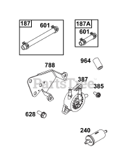 Briggs & Stratton 355447-0120-01 - Briggs & Stratton Horizontal Engine Fuel Supply Group