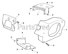 Kohler CH5-1520 - Kohler Command PRO Engine, Basic Version, 5hp Blower Housing &amp; Baffles (TP-2356-A) Rev 10/25/2006