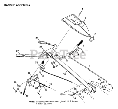 Electrolux/AYP 8933 - Electrolux/AYP Tiller HANDLE ASSEMBLY