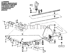 Weed Eater 1740 - Weed Eater String Trimmer SNOW SHOVEL ATTACHMENT