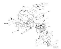Huskee 14AV807P131 - Huskee Garden Tractor (2000) (Tractor Supply)