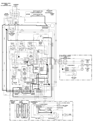 Ferris IS 2000Z (5901191) - Ferris IS2000Z Series 52" Zero-Turn Mower, 20hp Yanmar, Side-Discharge Electric Schematic - PTO &amp; Hourmeter Circuit (S/N: 2000676808 &amp; Above)