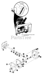 Echo ST-8027 - Echo Snow Thrower Impeller Assembly, Auger Shaft, Gear Case
