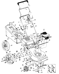 Coast to Coast 481-0834 (112-518R054) - Coast to Coast Walk-Behind Mower (1992)