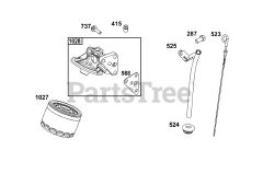 Briggs & Stratton 355447-0120-01 - Briggs & Stratton Horizontal Engine Lubrication Group