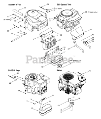 Huskee 13AV607H131 - Huskee Lawn Tractor (2001) (Tractor Supply)