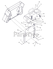Gravely 994142 - Gravely Pro-Stance 52" Stand-On Mower, Kohler EFI (SN: 000101 - 019999) Operator Pad And Latch