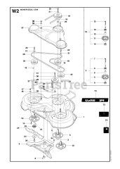 Husqvarna PR 17 AWD (966772701) - Husqvarna Swedish Riding Mower (2012-02) 94CM CUTTING DECK