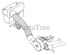 Gravely 836014 - Gravely 48" Grass Bagger (SN: 000101 & Above)