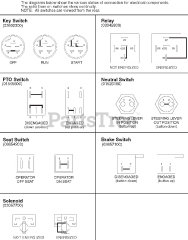 Ariens 915014 (EZR 2048) - Ariens 48" Zero-Turn Mower, 20hp Briggs & Stratton (SN: 000101 - 001102) Continuity Diagram